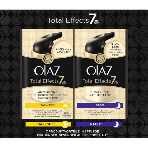 Kem dưỡng da ngày Olaz Total Effects Straffende-Set 7 IN ONE