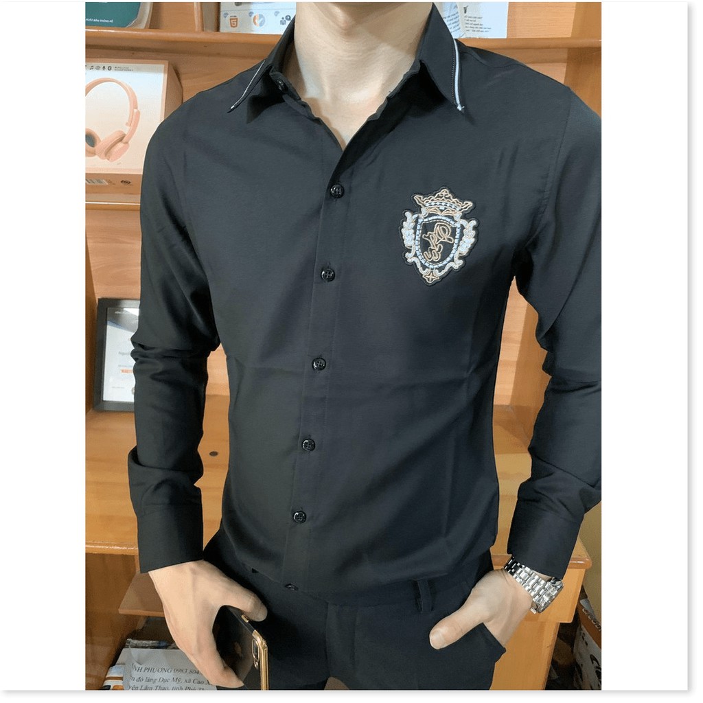 Áo Sơ Mi Nam Soái Ca Vải Chéo Mịn , Thoáng Mát. HP