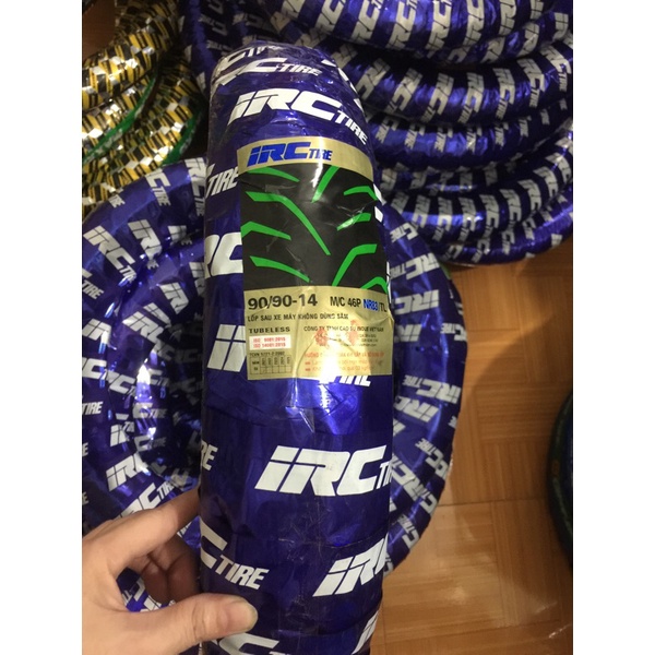LỐP (VỎ XE) IRC TIRE chính hãng không xăm xe AB 110,125,Vison 2013-2021