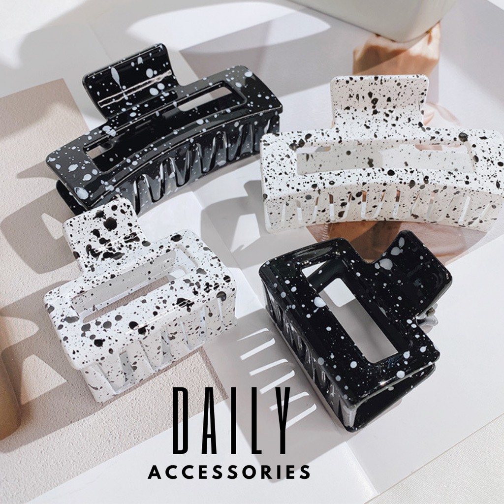 Kẹp càng cua Hàn Quốc - Kẹp tóc bò sữa Daily Accessories