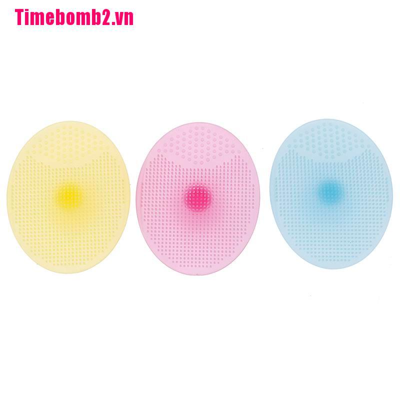 Dụng Cụ Silicone Tẩy Tế Bào Chết Cho Da Mặt