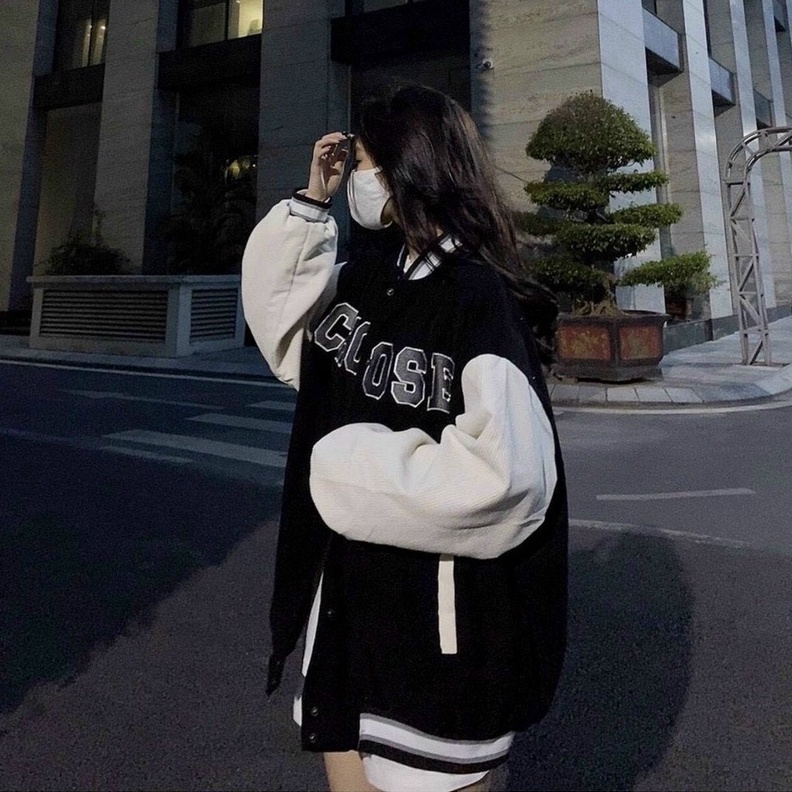 Áo Bomber Nhung Gân CHOOSE form rộng ulzzang áo khoác Nhung nam nữ cực đẹp Guvia Unisex