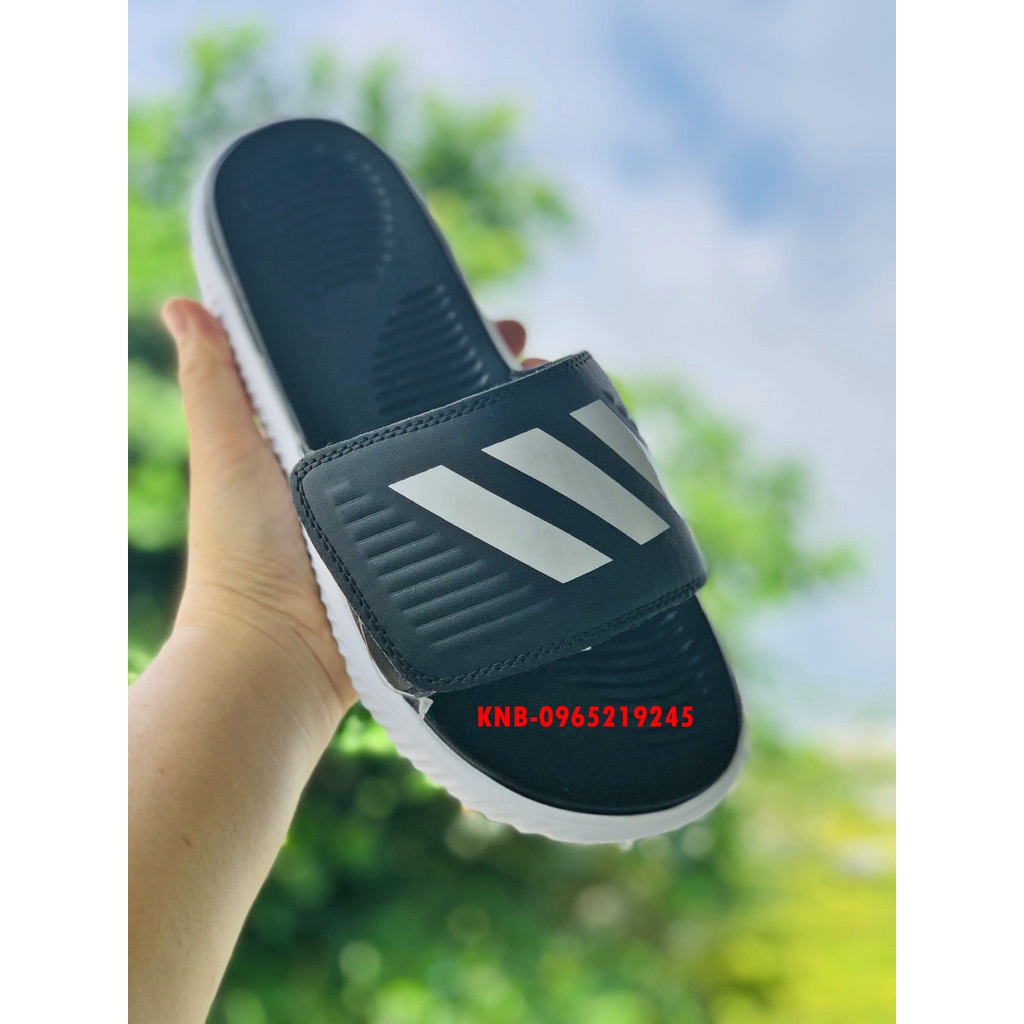 Dép 𝐀𝐃𝐈𝐃𝐀𝐒,dép adidas,dep adidas Alphabounce,dép quai ngang nam nu 3 sọc hàng xịn 1-1 đế dày nhẹ tặng hộp đen viền trắng