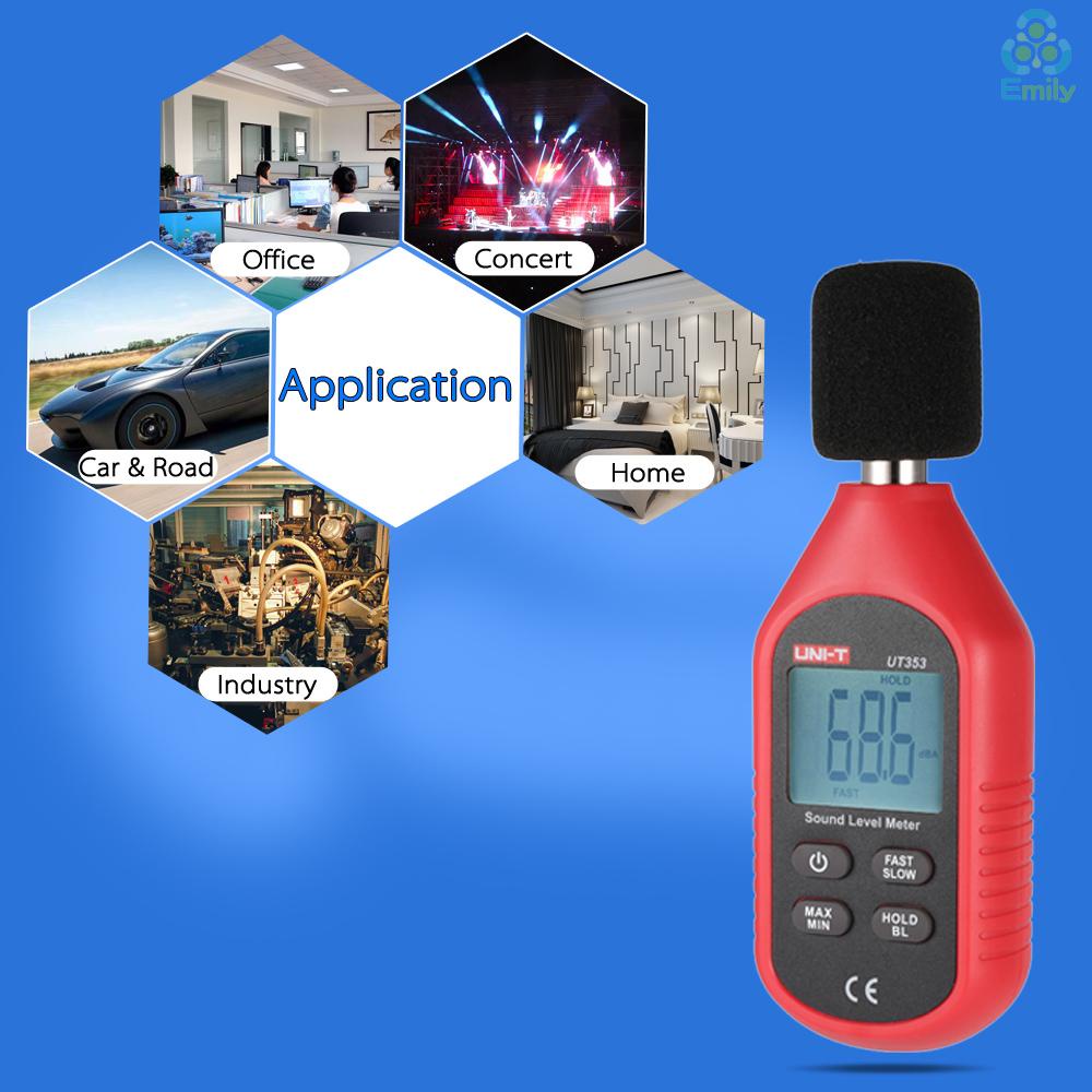 Máy đo độ ồn mini UNI-T UT353 màn hình LCD 30-130dB