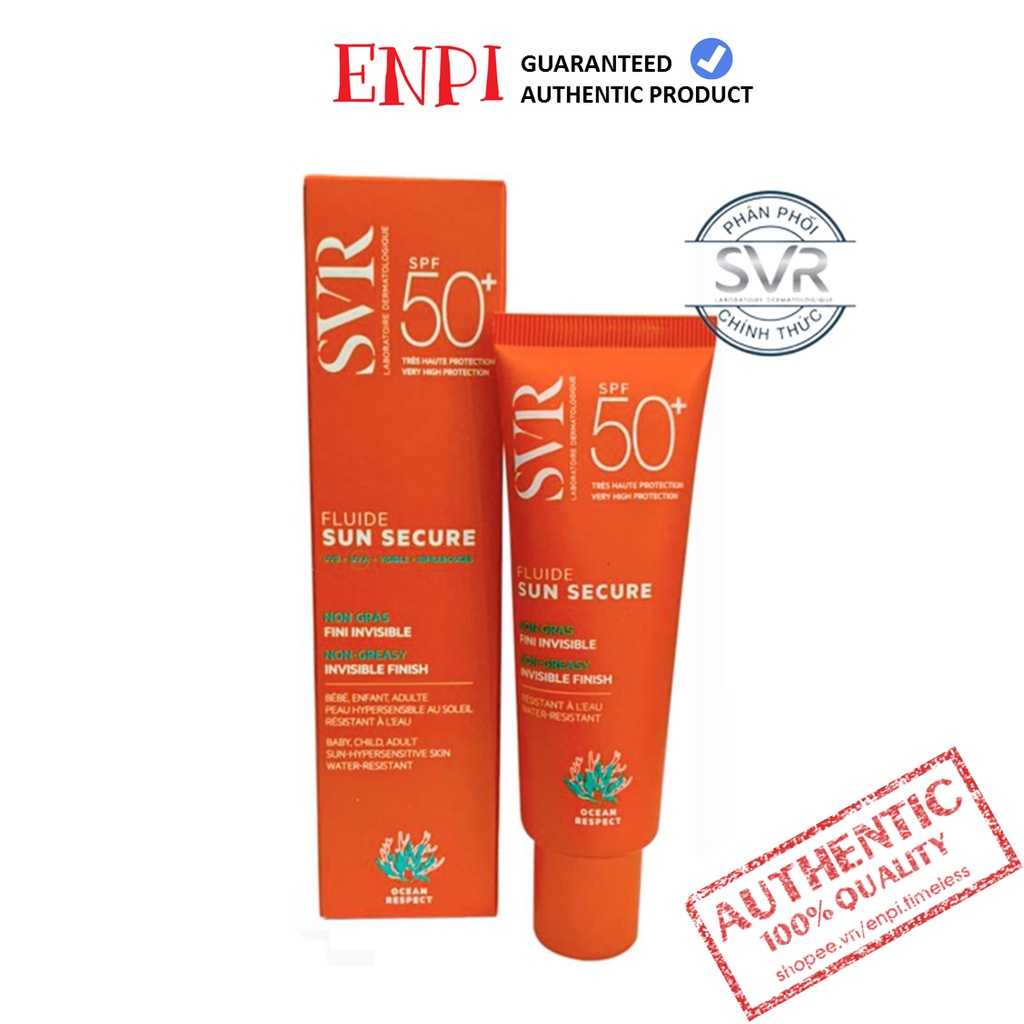 Kem chống nắng SVR Sun SECURE Fluide SPF50+