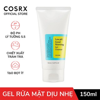 Sữa Rửa Mặt Cosrx Good Morning Low pH Gel 150ml ( có bill)