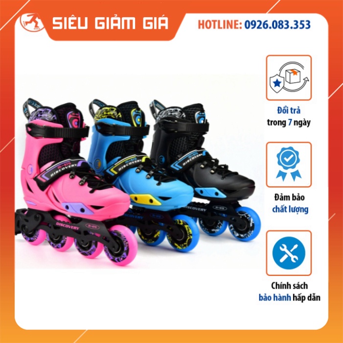 Giày Patin Micro Discovery, Giày Trượt Thể Thao Dành Cho Trẻ Em, Tặng Kèm Bộ Bảo Hộ Nhỏ Và Túi Đựng 