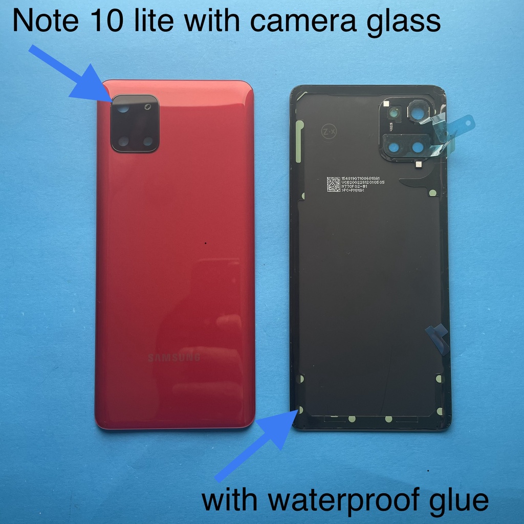 Ốp Điện Thoại Mặt Kính Cho Samsung Galaxy Note 10 N970 N970F Note 10 Plus N975 NOTE10 lite