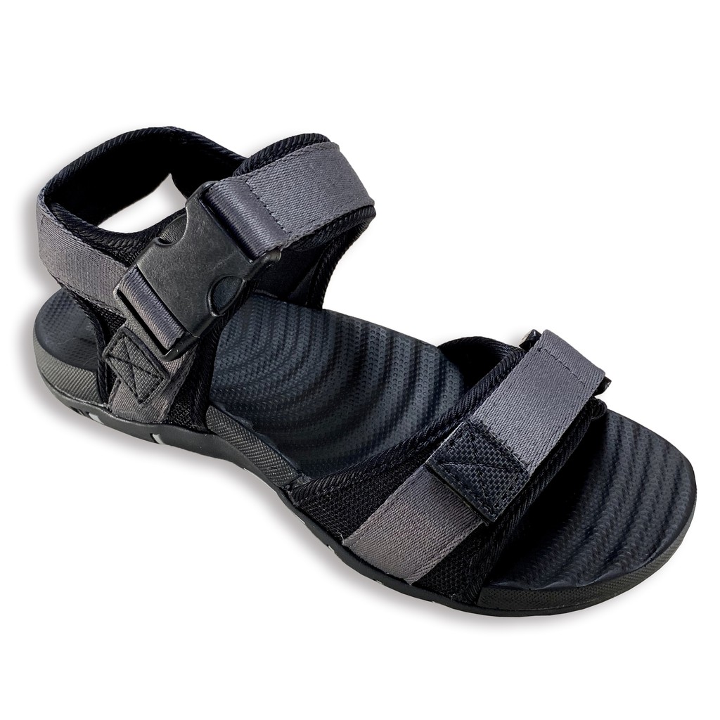 DÉP SANDAL NAM SUNSESS  MÀU XÁM AMSE2 - GIÀY SANDAL QUAI HẬU THỜI TRANG PHÁ CÁCH