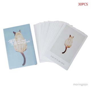 JoJo♥ 30 Sheets Cat Paintings Retro Vintage Postcard Christmas Gift Card Wish Poster Cards