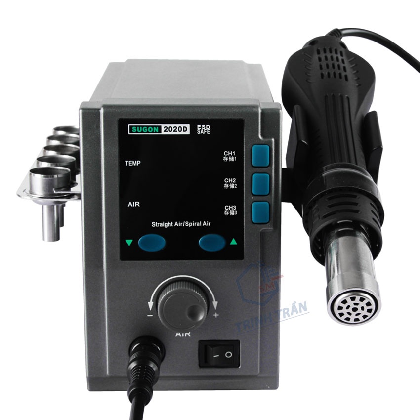 Máy khò gió nóng SUGON 2020D Trạm khò 700W 3 kênh nhớ nhiệt