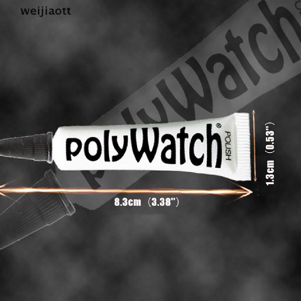 weijiaott POLYWATCH Scratch Remover Polish Watch Plastic / Acrylic Crystal Glasses WT