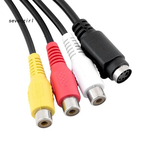 Cáp chuyển đổi VGA SVGA sang S-Video 3 RCA TV AV chất lượng cao