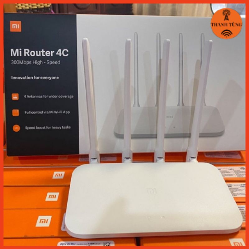 Bộ phát Wifi Xiaomi Mi4C Router (R4CM).Hỗ trợ Kích sóng wifi. Ngôn ngữ Tiếng Anh/Tiếng Việt