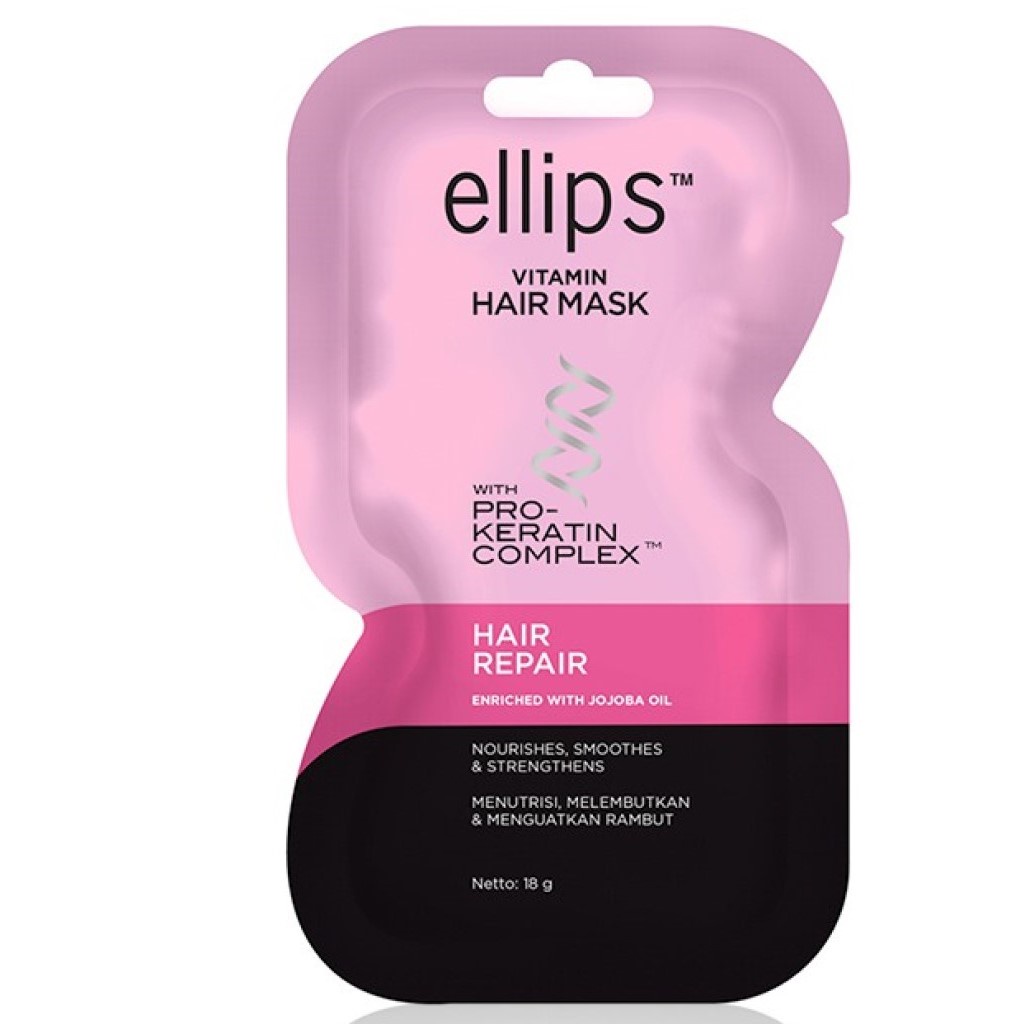 Kem Ủ Tóc Ellips Vitamin Hair Mask Pro-Keratin Hair Repair phục hồi hư tổn 18g