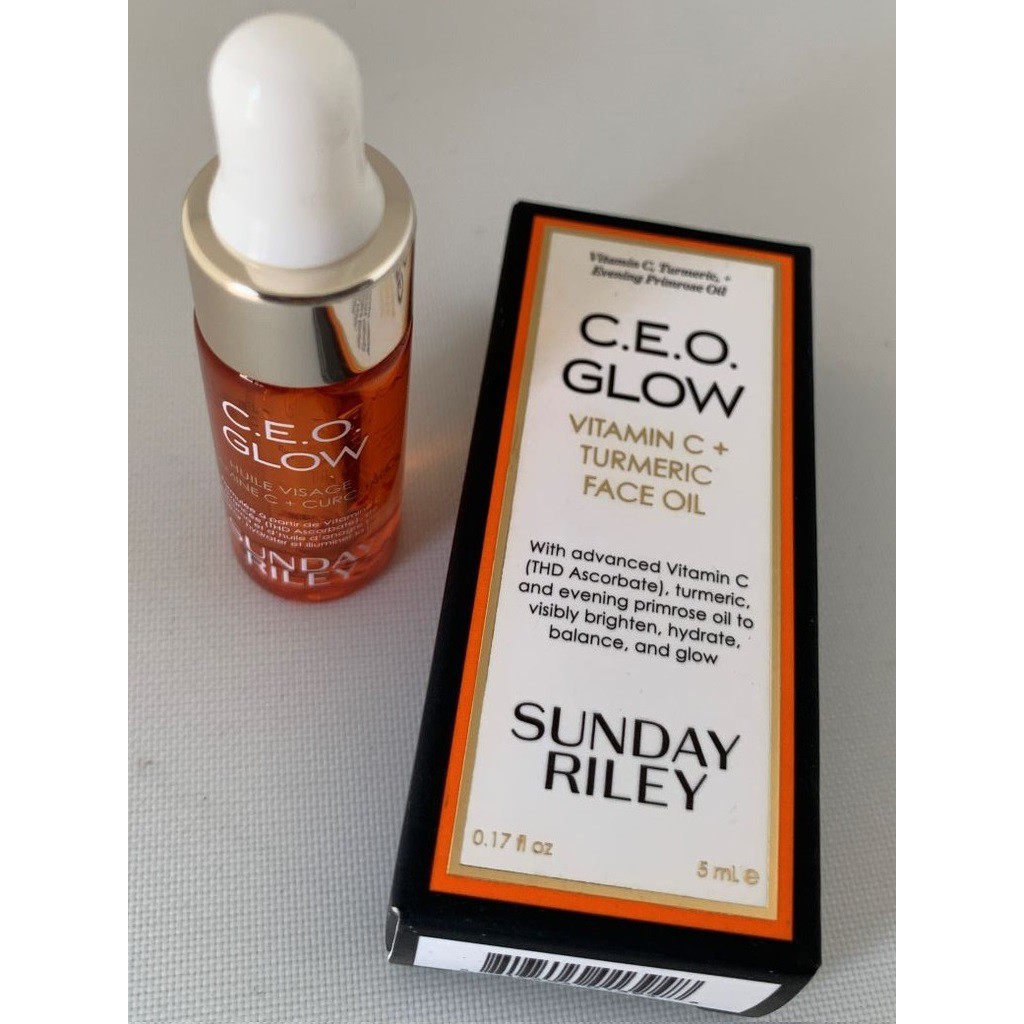 Dầu dưỡng sáng da SundayRiley C.E.O Glow Vitamin C + Turmeric Face Oil mini