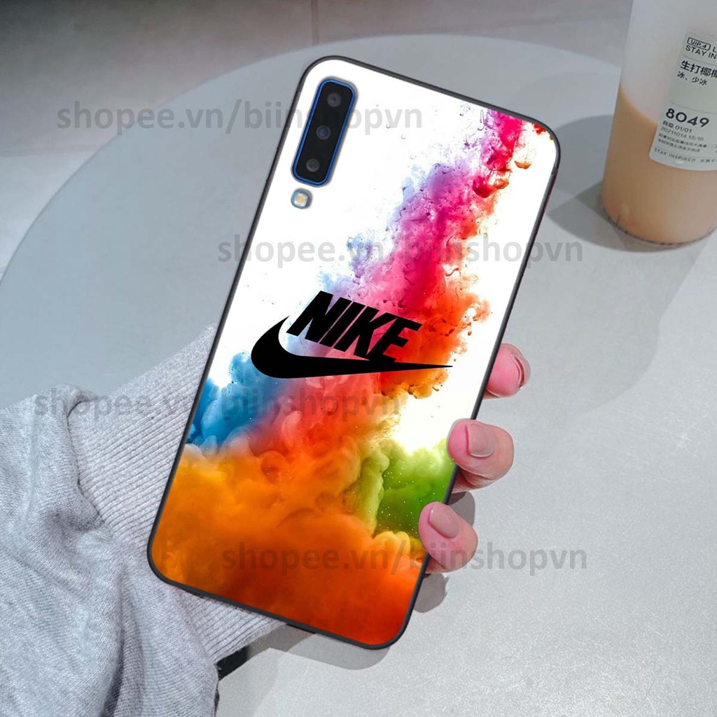 Ốp Samsung A7 2018 / A9 2018 in hình thương hiệu nhiều màu sắc thể thao cá tính thời trang