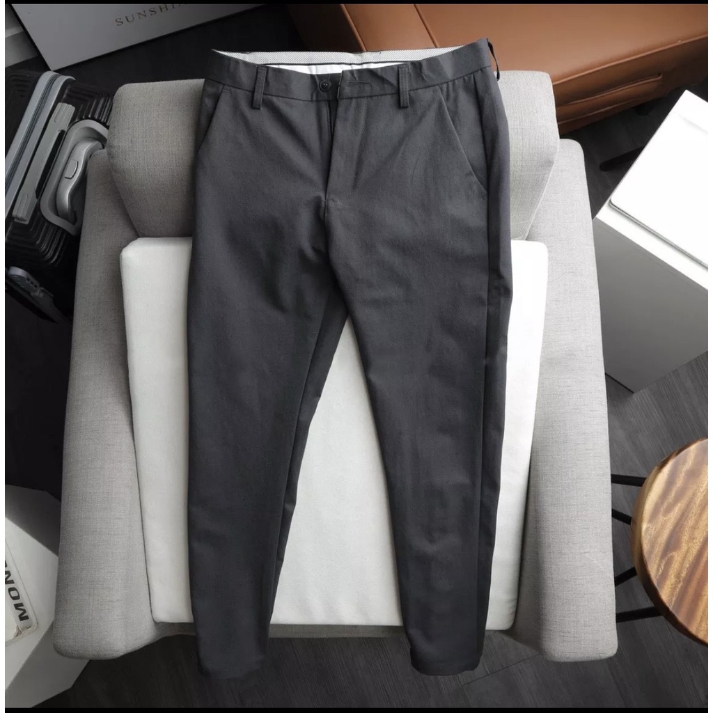 Quần tây nam hàn quốc dáng ôm . Quần tây nam co giãn nhẹ vải chống nhăn không bai xù DANDY STORE