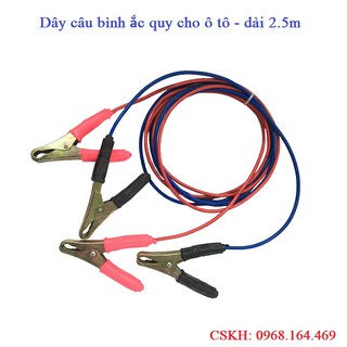Dây câu sạc bình ắc quy cho ô tô an toàn