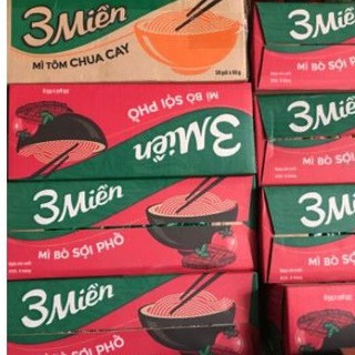 Mì tôm 3 miền;chua cay ;bò sợ phở/30gói×60g