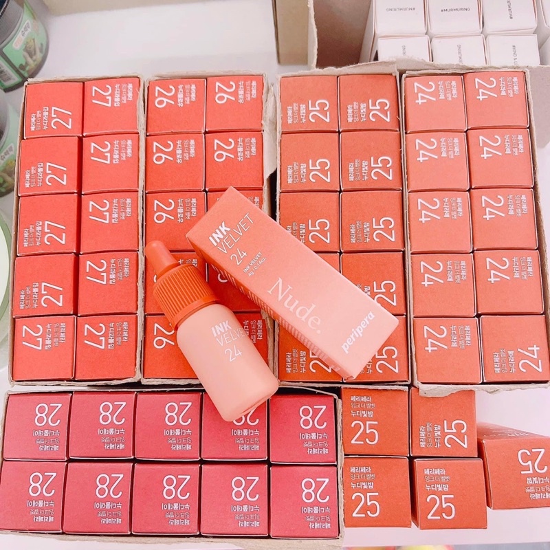 Son kem lì Peripera Ink Velvet Tint Màu 24-25-26-27