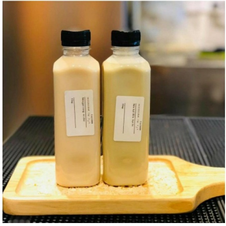 Combo 30 chai nhựa, lọ nhựa đựng trà sữa, đựng nước ép 330ml