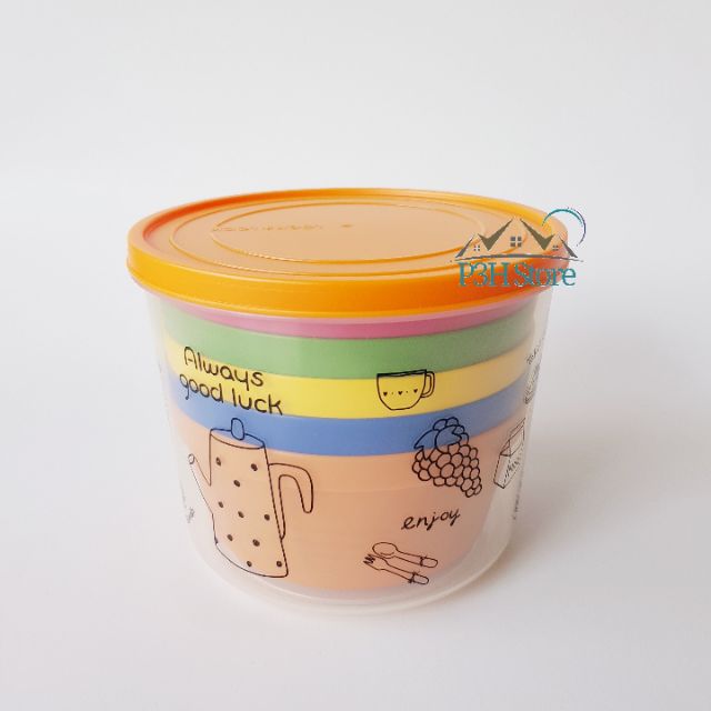Bộ 5 Chén Màu Rainbow 5P Lock&Lock