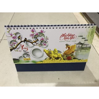 Lịch để bàn 2021 chữ A Phong Thủy