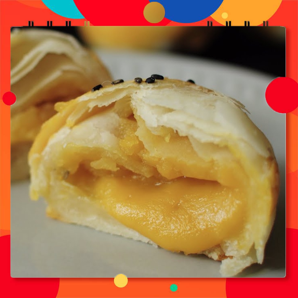 Bánh trứng chảy Moncake Đài Loan 4 vị siêu ngon hot trend