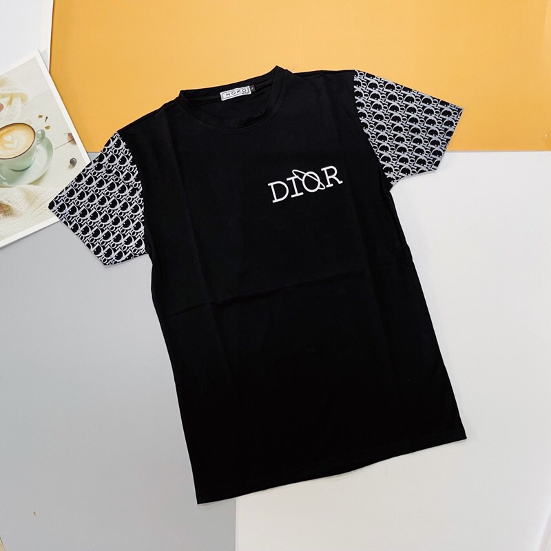 Áo thun nam nữ cổ tròn tay ngắn in họa tiết chữ DIO áo chất cotton thoáng mát thời trang hè hot trend 2022