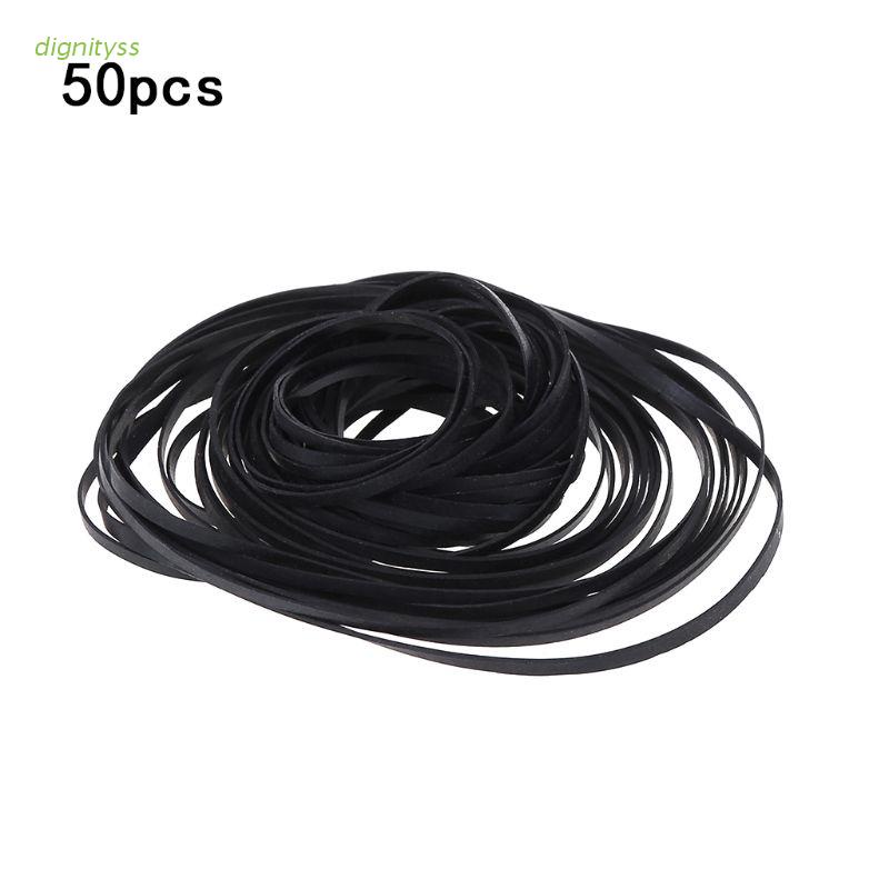 Bộ 50 dây đai cao su thay thế băng cassette cho đầu đĩa CD/DVD/máy nghe nhạc
