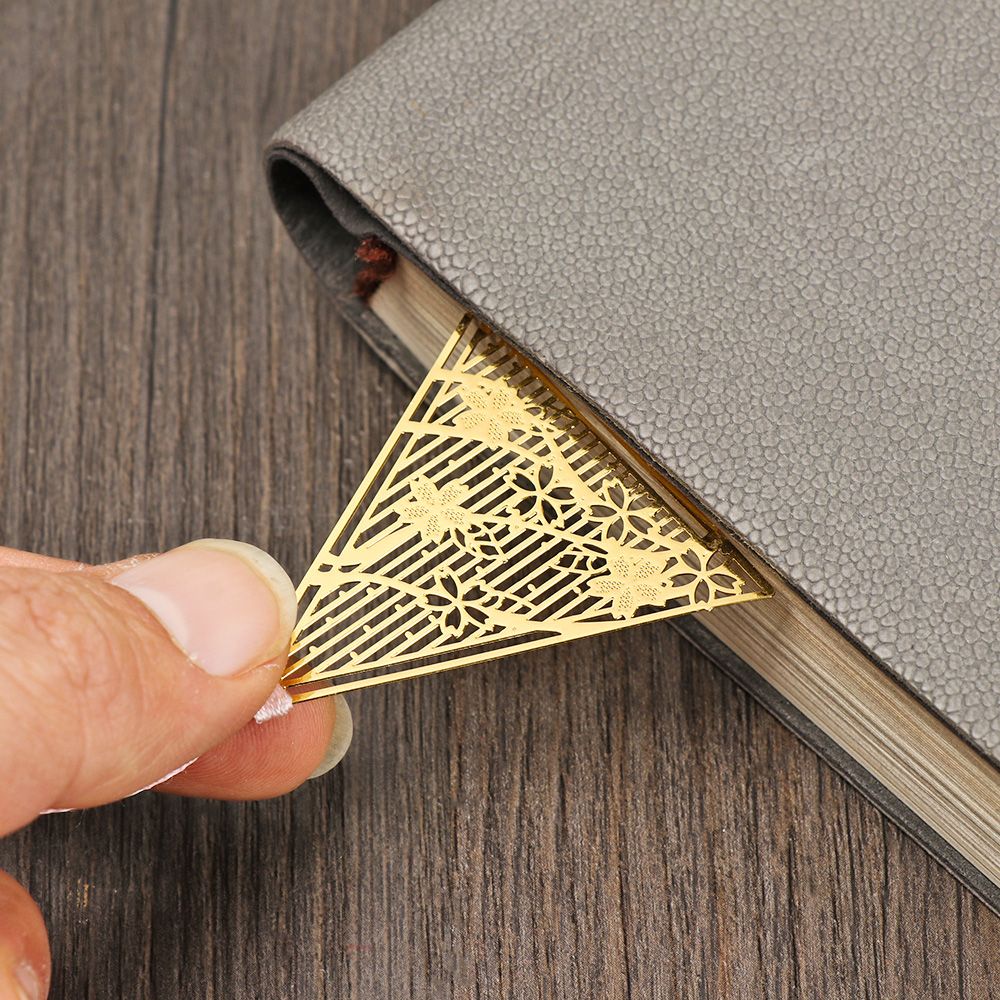 FASHYUNER Dụng cụ đánh dấu sách bằng kim loại nhiều mẫu dễ thương tùy chọn