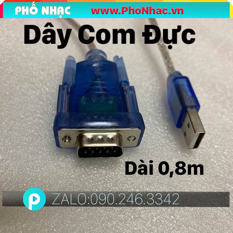 [Mã ELHACE giảm 4% đơn 300K] Dây Cáp chỉnh vang số RS232 COM, cáp RS232 chỉnh vang X3, X5, X6, X8, X12