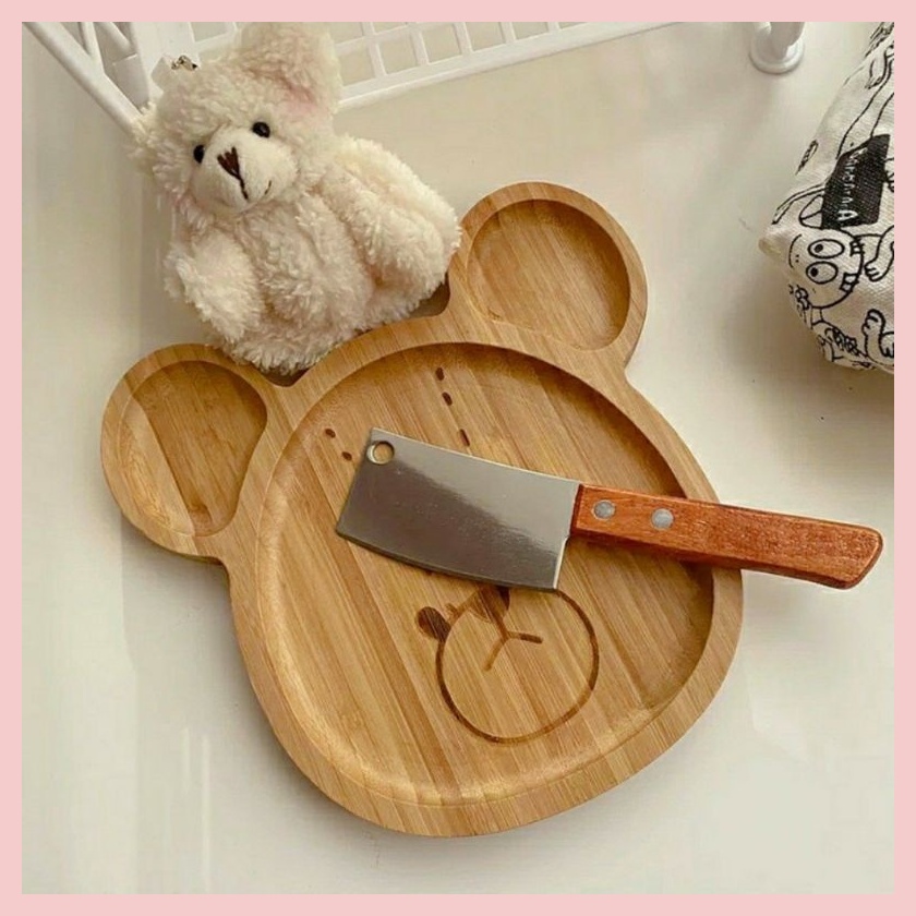 Dao rọc giấy mini cute hình con dao, unbox mini, cắt bánh ngọt decor trang trí Gấu Xám House