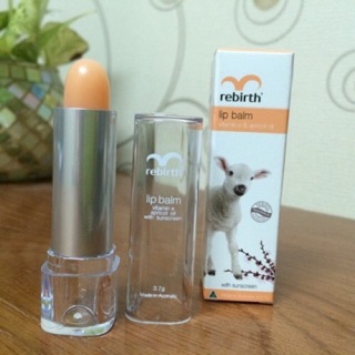 SON DƯỠNG MÔI NHAU THAI CỪU CHỐNG KHÔ MÔI, NỨT NẺ REBIRTH LANOLIN LIP BALM