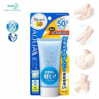 Kem chống nắng Biore Aqua Rich Watery Essence SPF50+ PA