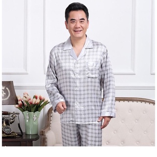 Bộ Pyzama nam trung niên chất lụa đẹp