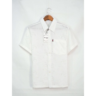 Áo Sơ Mi Nam Trung Niên Vải Đũi Ngắn Tay Vải Mặc Mát Size 80Kg