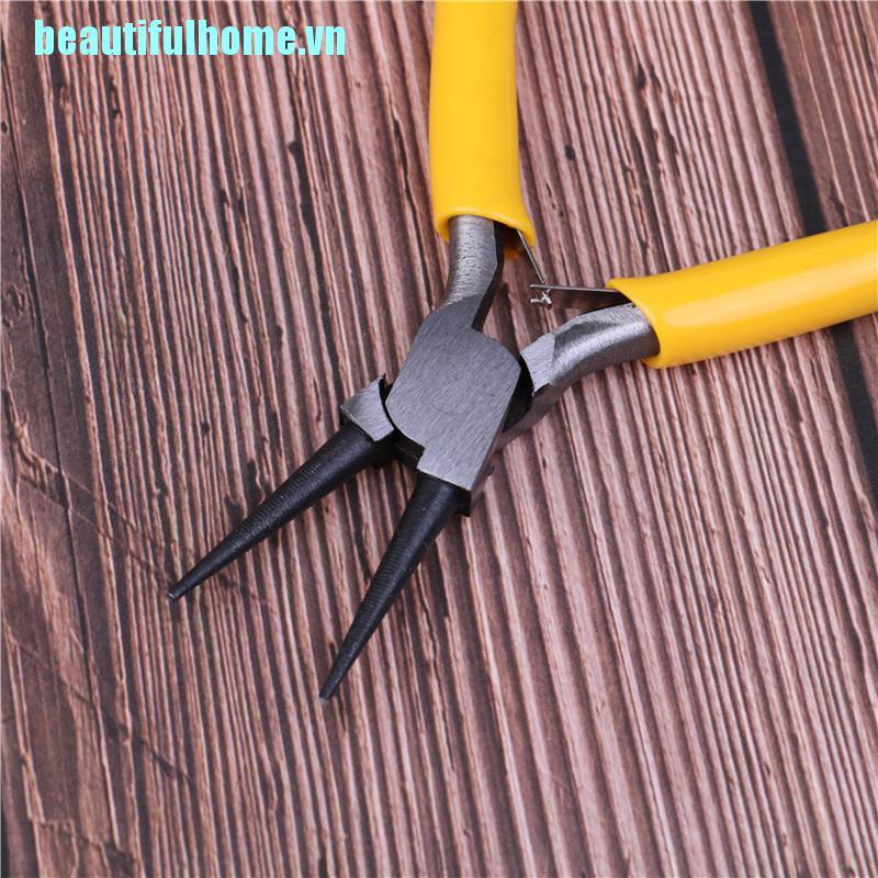 Kềm Mini Mũi Tròn Bằng Thép Carbon Dùng Làm Đồ Thủ Công