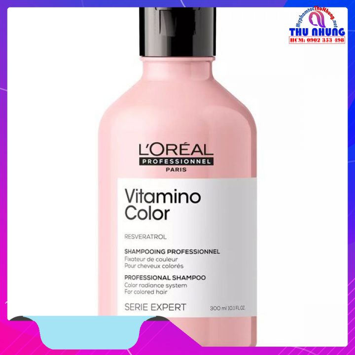 DẦU GỘI L'OREAL VITAMINO COLOR RESVERATROL 2021 GIỮ MÀU TÓC NHUỘM 300ML
