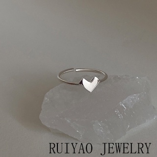 Bộ Hai Nhẫn Hở Hình Trái Tim Thiết Kế Sang Trọng Thời Trang Cho Nữ