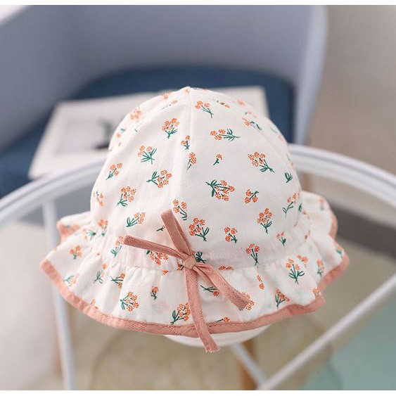 Mũ Vành Hoa, Mũ Vành Nơ Chống Nắng cho Bé Gái mẫu mới