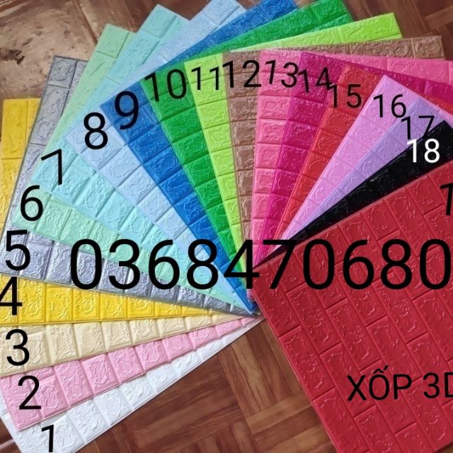 XỐP DÁN TƯỜNG 3D VÂN GẠCH CHỐNG ẨM CÁCH ÂM CÁCH NHIỆT SIÊU RẺ