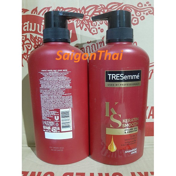 Dầu gội đầu và dầu xã Tresemme Thái Lan 450ml (hàng chuẩn)