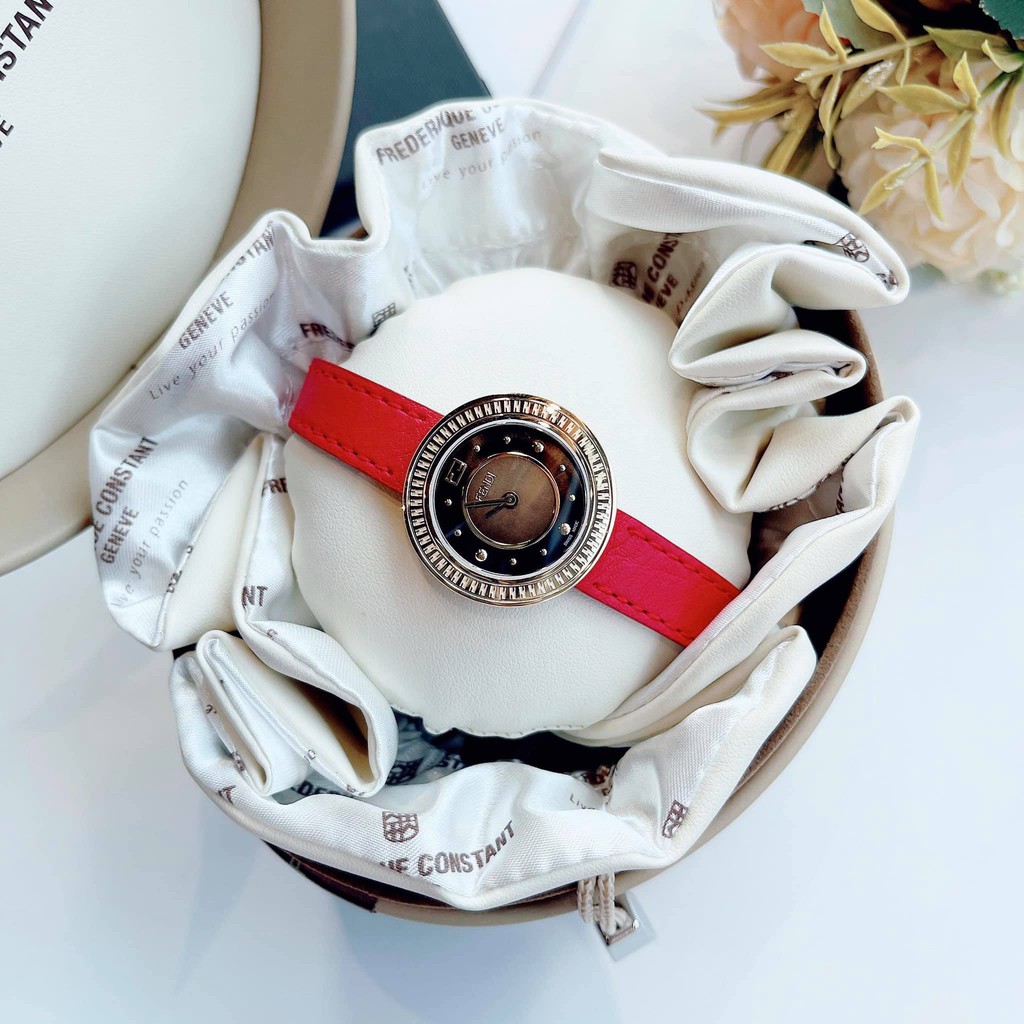 Đồng hồ nữ chính hãng Fendi My Way- mẫu mới với cọc số đinh tán siêu hot - Máy Quartz pin Thụy Sĩ - Kính Sapphire