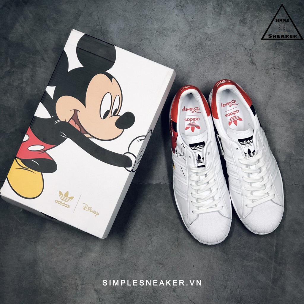 [Adidas giày]Giày Adidas Superstar Chính Hãng 🔴FREESHIP🔴 Adidas Mickey Mouse - Giày Adidas Superst ?