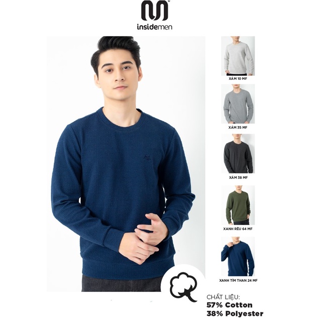 Áo nỉ nam dài tay giữ nhiệt thời trang ARISTINO ISW002W1
