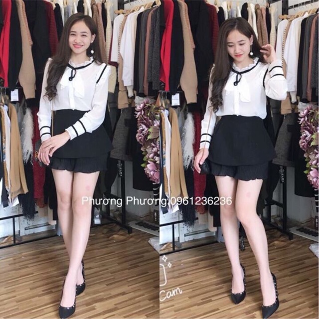 Áo sơ mi bèo ngực