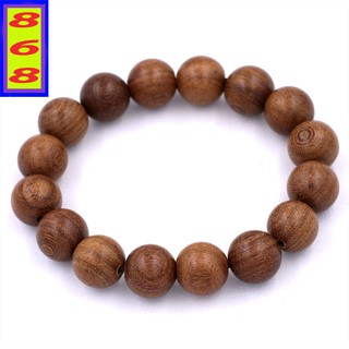 Vòng tay hạt chuỗi Gỗ Thủy Tùng Nâu 12 ly, vòng tay chuỗi hạt