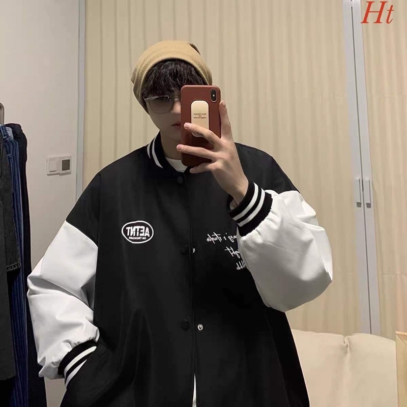 Áo khoác bomber nỉ AET HT12